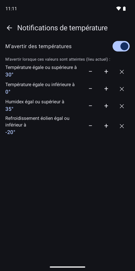 Capture d'écran Android